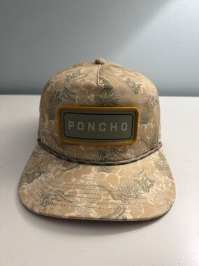 Poncho Beige Floral Snapback Hat